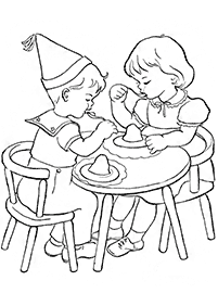 birthday coloring pages - page 10