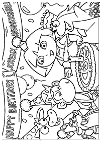 birthday coloring pages - page 13
