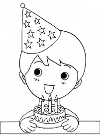 birthday coloring pages - page 16
