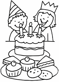 birthday coloring pages - Page 27