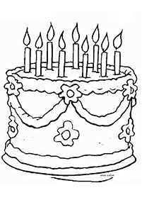 birthday coloring pages - page 7