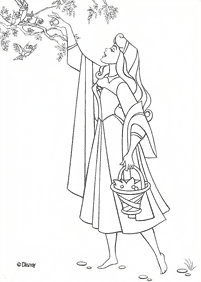 sleeping-beauty (aurora) coloring pages - page 18