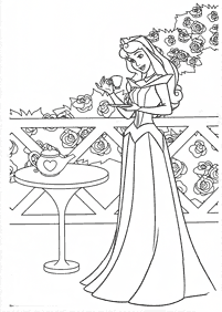 sleeping-beauty (aurora) coloring pages - Page 20
