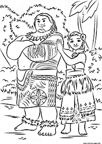 moana disney coloring pages