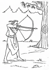 Pocahontas Coloring Pages for Kids