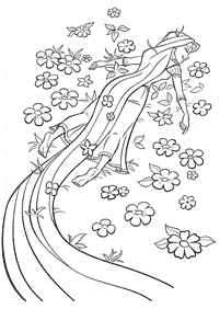 rapunzel (tangled) coloring pages - Page 22