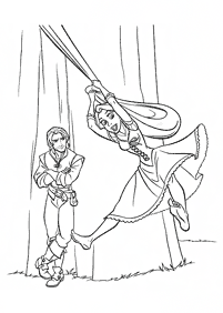 rapunzel (tangled) coloring pages - Page 25
