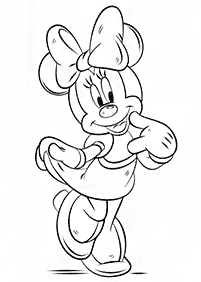 minnie mouse coloring pages - page 10