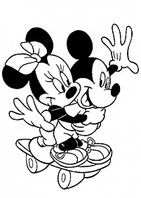 minnie mouse coloring pages - Page 2