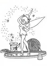 tinkerbell coloring pages - page 60