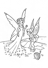 tinkerbell coloring pages - page 87
