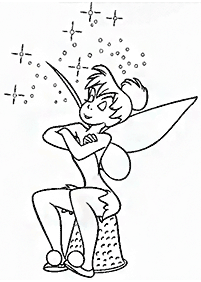 tinkerbell coloring pages - page 92