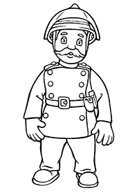 fireman sam coloring pages - page 33
