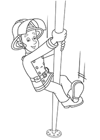 fireman sam coloring pages - page 36