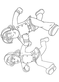 fireman sam coloring pages - page 40