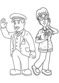 fireman sam coloring pages - page 44