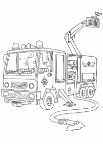 fireman sam coloring pages - page 54