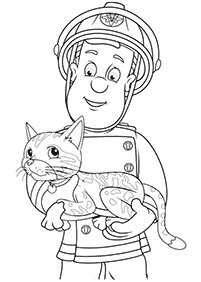 fireman sam coloring pages - page 55