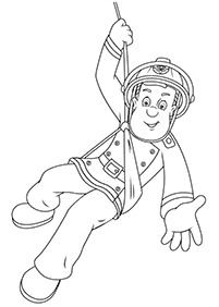 fireman sam coloring pages - page 56