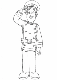 fireman sam coloring pages - page 60