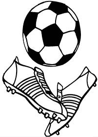 football soccer coloring pages index