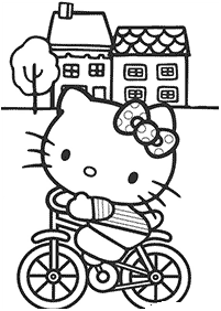 hello kitty coloring pages - page 1