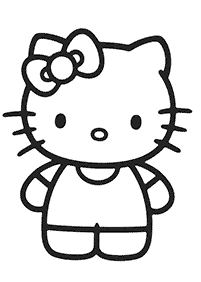 hello kitty coloring pages - page 13