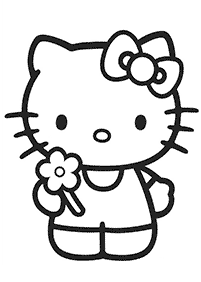 hello kitty coloring pages - page 15