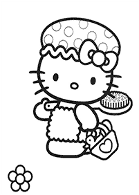 hello kitty coloring pages - page 3