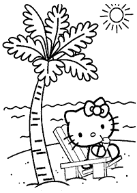 hello kitty coloring pages - page 32