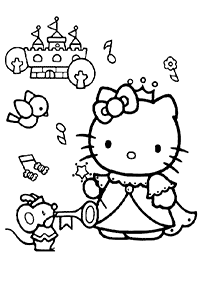 hello kitty coloring pages - page 36
