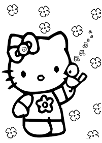 hello kitty coloring pages - page 40