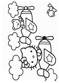 hello kitty coloring pages - page 46
