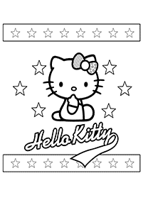 hello kitty coloring pages - page 48