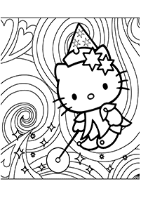 hello kitty coloring pages - page 50