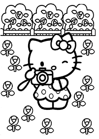 hello kitty coloring pages - page 8