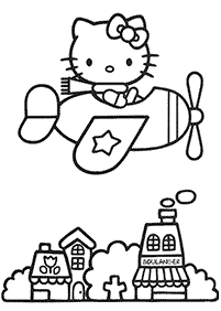 hello kitty coloring pages - page 9