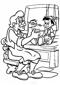 pinocchio coloring pages - page 10