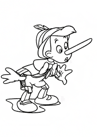 pinocchio coloring pages - page 13