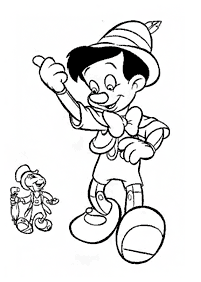 pinocchio coloring pages - page 15