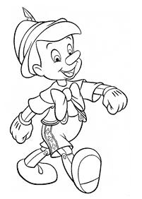 pinocchio coloring pages - page 16