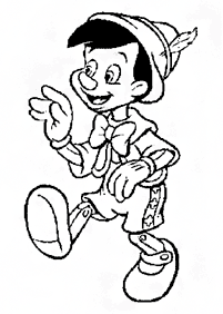 pinocchio coloring pages - page 17
