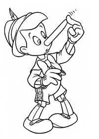 pinocchio coloring pages - page 31