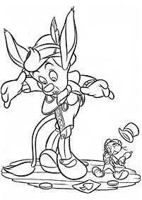 pinocchio coloring pages - page 38