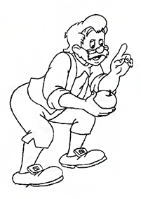 pinocchio coloring pages - page 41