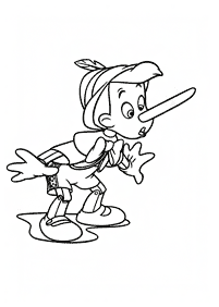 pinocchio coloring pages - page 44