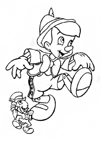pinocchio coloring pages - page 45