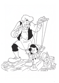 pinocchio coloring pages - page 47