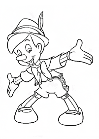 pinocchio coloring pages - page 5