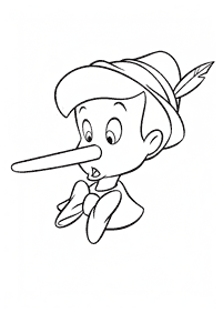 pinocchio coloring pages - page 51